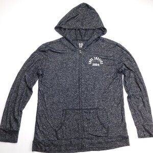 Justice Lightweight Salt Pepper Full Zip Hoodie Youth Girls 14 - 16
